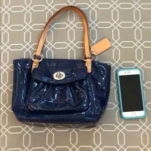 Classic Coach Patent Leather Bag